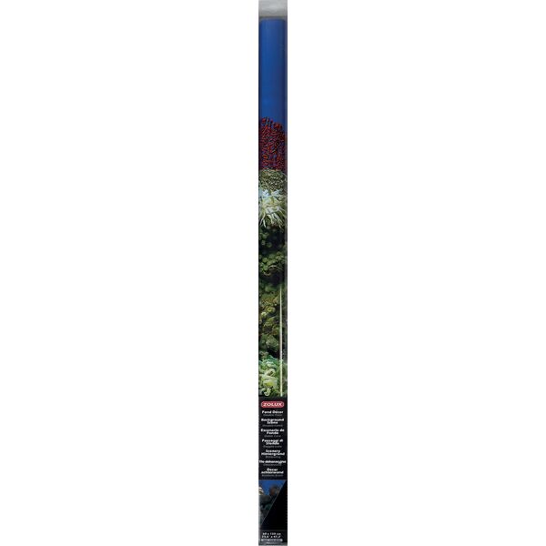 Zolux Tło akwariowe dwustronne 60 x 120 cm - koralowiec/czarne 1120486 3336023548708
