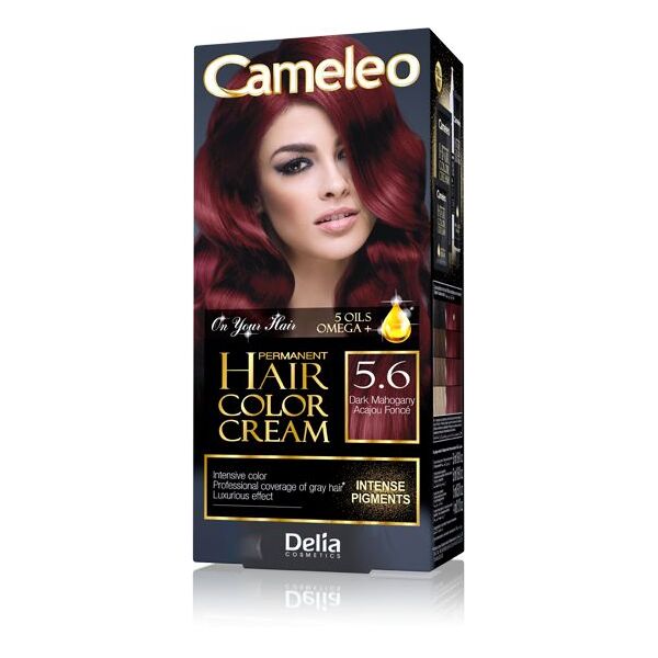 Delia Cameleo HCC Farba permanentna Omega+ nr 5.6 Dark Mahogany 1op. 1131993 6940211621141