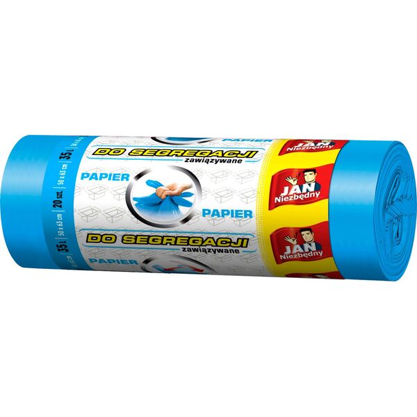 Sarantis Worki do segregacji Jan Niezbędny niebieskie 35L 20szt. (8571019499) 1196863 5900536282510