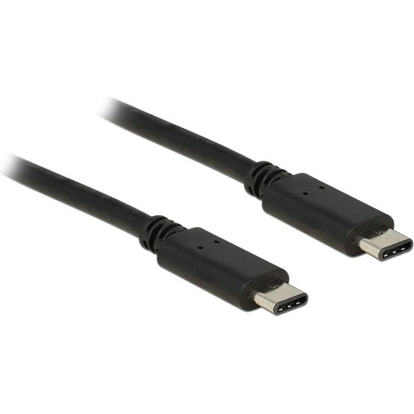 Kabel USB Delock USB-C - USB-C 1 m Czarny (83673) 1199566 4043619836734