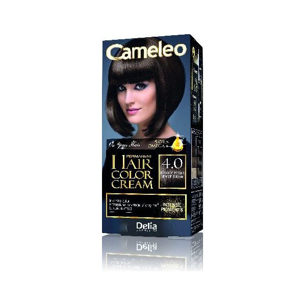 Delia Cosmetics Cameleo HCC Farba permanentna Omega+ nr 4.0 Medium Brown 1op 1221821 6940211621004