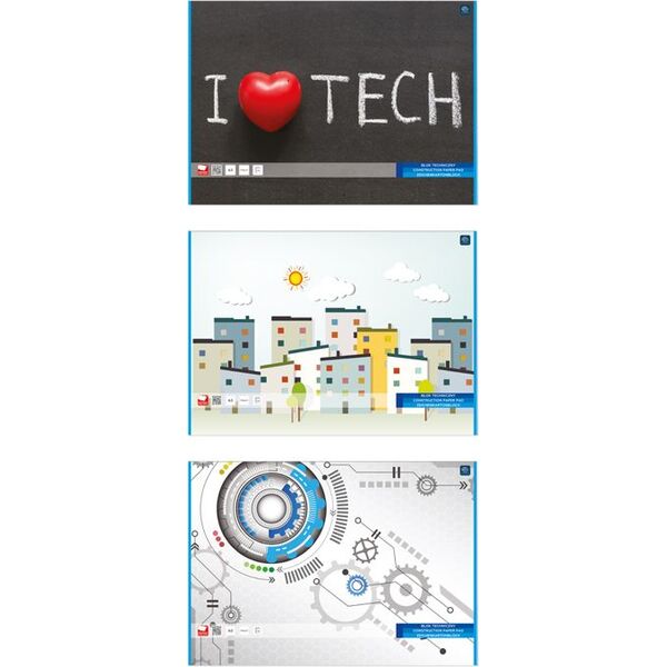 Interdruk Blok techniczny A3 10k biały 1239737 5902277070012