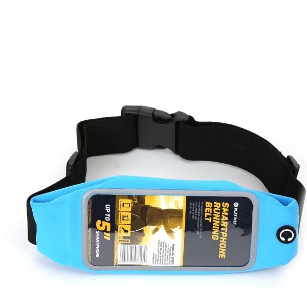 Platinet PAS DO BIEGANIA Z OKNEM NA SMARTPHONE / WAIST BAG WITH SMARPTHONE WINDOW BLUE 1303090 5907595437134