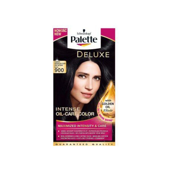Schwarzkopf PALETTE DELUXE 900 głęboka naturalna czerń 1308572 9000100966634