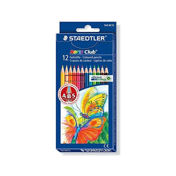 Staedtler Kredki ołówkowe 12 kolorów Noris Club 1358563 4007817144145