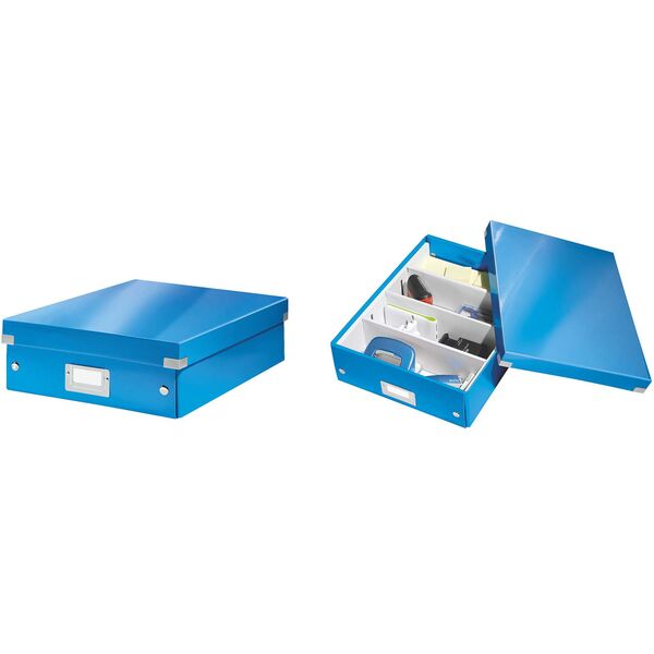 Leitz PUDŁO LEITZ Z PRZEGRÓ.C&S NIEB.ŚR.6058 PUDŁO LEITZ Z PRZEGRÓDKAMI ŚREDNIE - 60580036 1466281 4002432105144