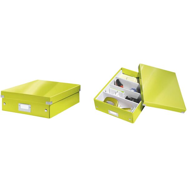 Leitz PUDŁO LEITZ Z PRZEGRÓ.C&S ZIEL.ŚR.6058 PUDŁO LEITZ Z PRZEGRÓDKAMI ŚREDNIE - 60580064 1466285 4002432105175