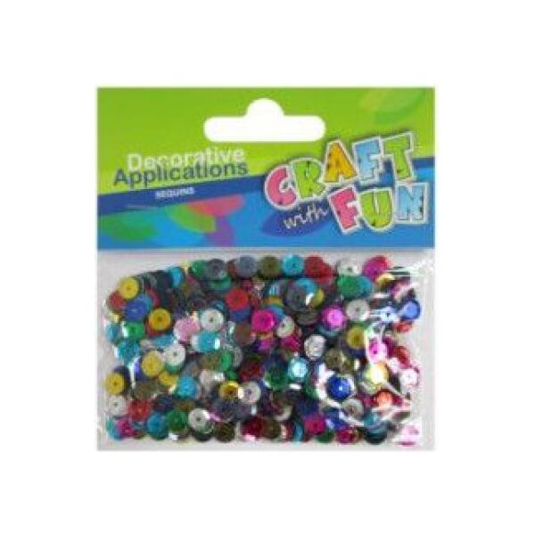 Craft with Fun Cekiny metaliczne kółka 6,5mm (215427) 1467959 5902012710548