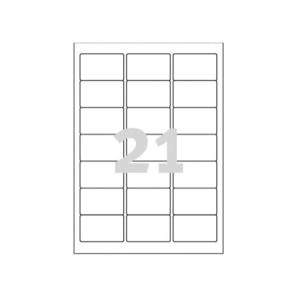 Avery Zweckform ETYK.ZF J8560 63,5X38,1 25 ARK./525/ ETYKIETA - J8560-25 1470747 4004182235362
