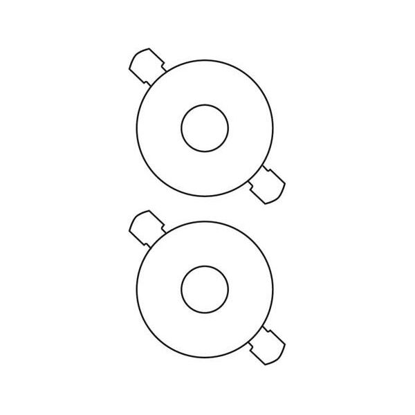 Avery Zweckform ETYK.ZF 6043 ŚR.117 CD BIAŁE 25ARK ETYKIETA - 6043-25 1470750 4004182060438