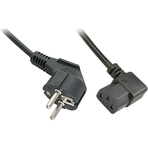 Kabel zasilający Lindy CEE7/7 - IEC 320, 3m, czarny (30302) 1478346 4002888303026