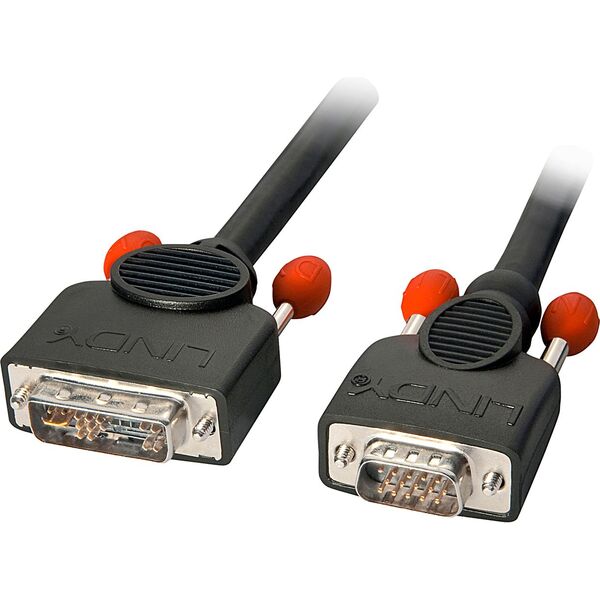 Kabel Lindy DVI-A - D-Sub (VGA) 3m czarny (41197) 1520802 4002888411974