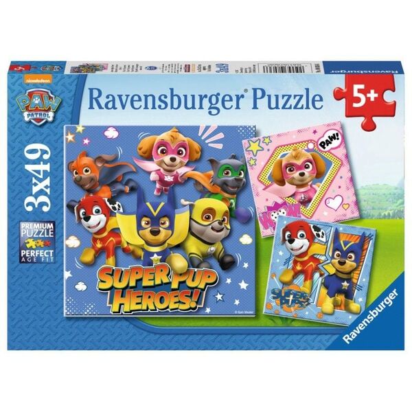 Ravensburger Puzzle 3x49 Psi Patrol (080366) 1720188 4005556080366