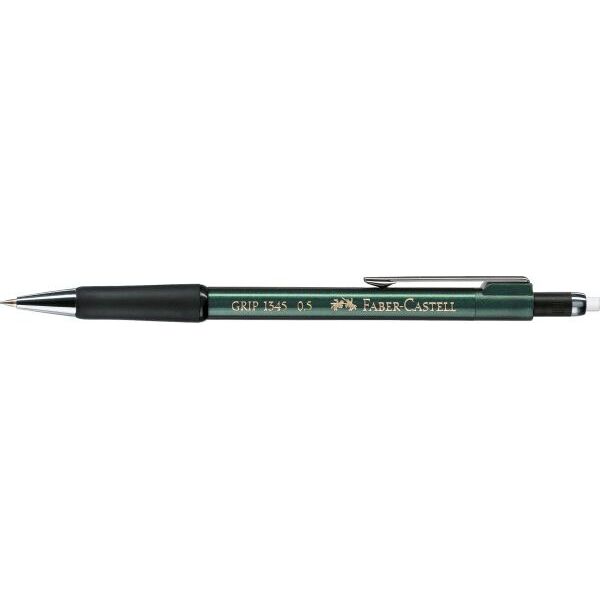 Faber-Castell Ołówek automatyczny Grip 0.5mm zielony (134563FC) 1738180 4005401345633