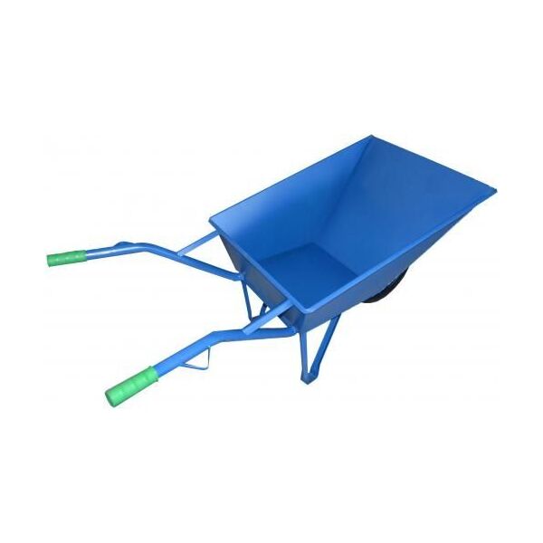 AWTools Taczka budowlana 85 L niebieska z osłoną koła 1780468 5903041032908
