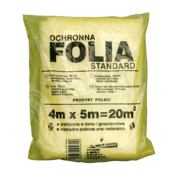 Folia malarska Vorel Folia ochronna 4 x 5m standard (09462) 3016666 5906732203007