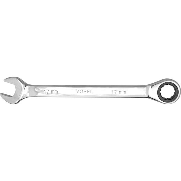 Vorel Klucz płasko-oczkowy z grzechotką 17mm (52658) 3017744 5906083526589
