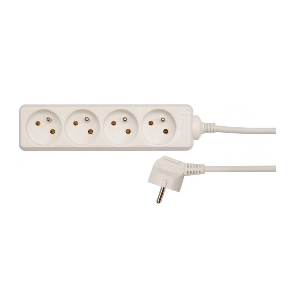 Vorel Przedłużacz elektryczny z uziemieniem 4 gniazda 5m 72509 3018244 5906083725098