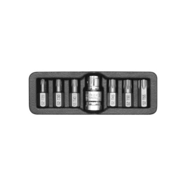 Yato Końcówki wkrętakowe Torx T25-T55x30mm 7szt. YT-0410 3021578 5906083904103