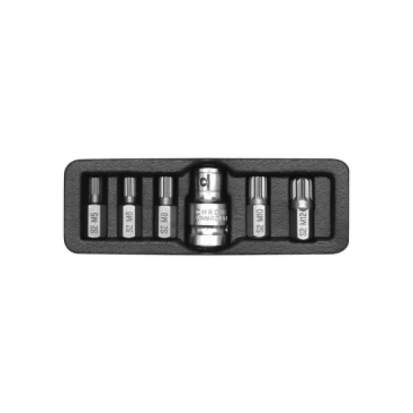 Yato Końcówki wkrętakowe Spline M5-M12x30mm 6szt. (YT-0414) 3021582 5906083904141