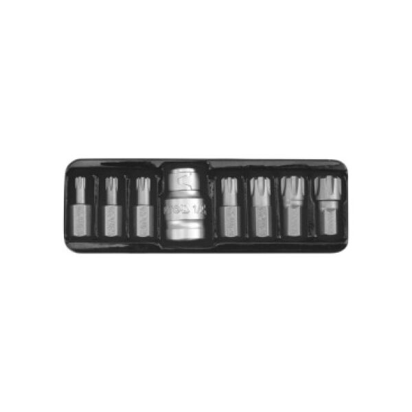 Yato Końcówki wkrętakowe specjalne Ribe M5-M14x30mm 8szt. YT-0418 3021586 5906083904189