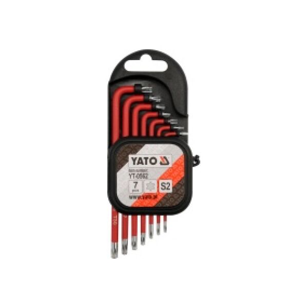 Yato Zestaw kluczy trzpieniowych torx typ L T9-T30 7szt. (YT-0562) 3029583 5906083905629