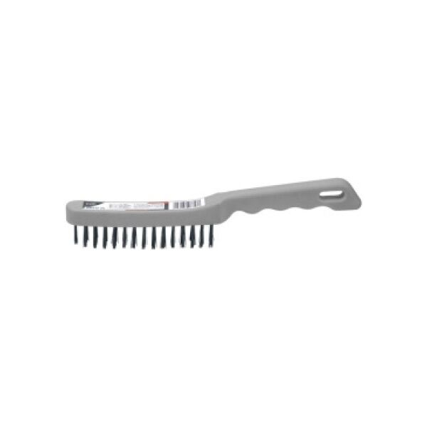 Yato Szczotka druciana 4-rzędowa drut stalowy rękojeść plastikowa YT-6354 3030384 5906083963544