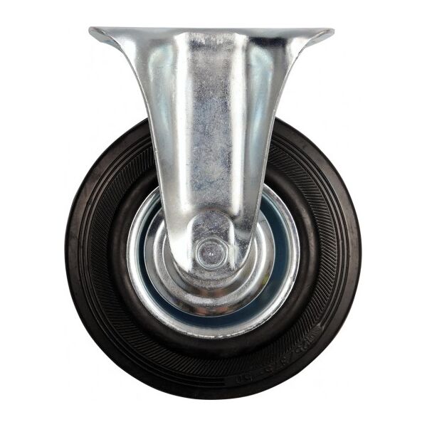 Vorel Kółko stałe z czarną gumą 125mm 87303 3056686 5906083873034