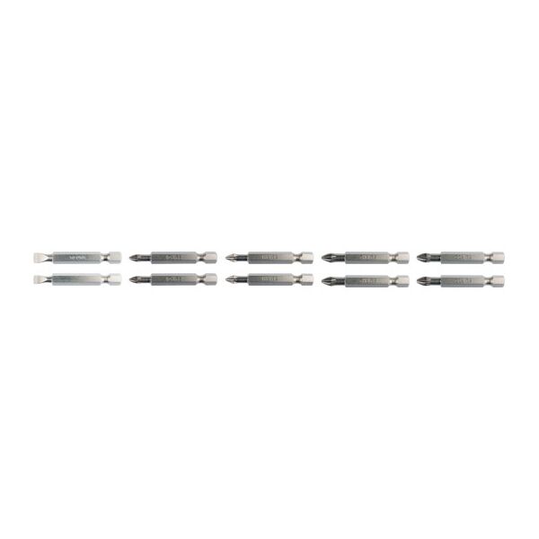 Yato Zestaw grotów do wkrętarki 50mm 10szt. (YT-04832) 3061168 5906083048326