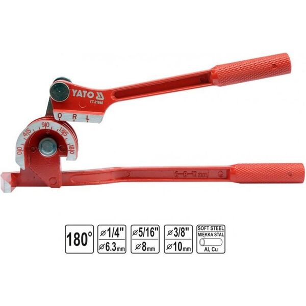 Yato Giętarka do rur śr. 6-10 mm - YT-21840 3081057 5906083218408