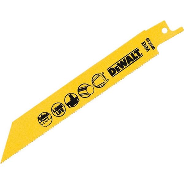 Dewalt DEWALT Brzeszczoty ze stali kobaltowej (dł. całkowita 152 mm, podziałka zębów 1.4 mm - do stali i metali nieżelażnych grub. 3 mm) - DT2346-QZ 3098183 5035048034682