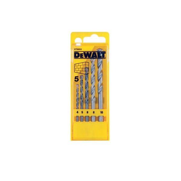Wiertło Dewalt do betonu walcowe 4 5 6 10 8mm zestaw (DT6952-QZ) 3098441 5011402373413