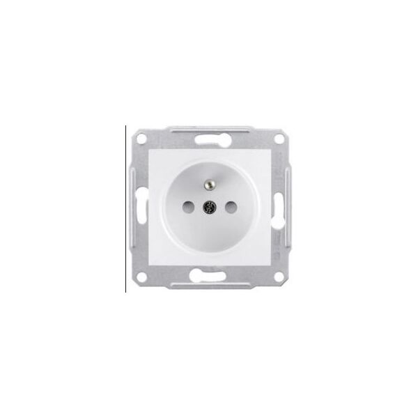 Schneider Electric Gniazdo pojedyncze z/u bez ramki białe (EPH2800721) 3107444 2019762205132