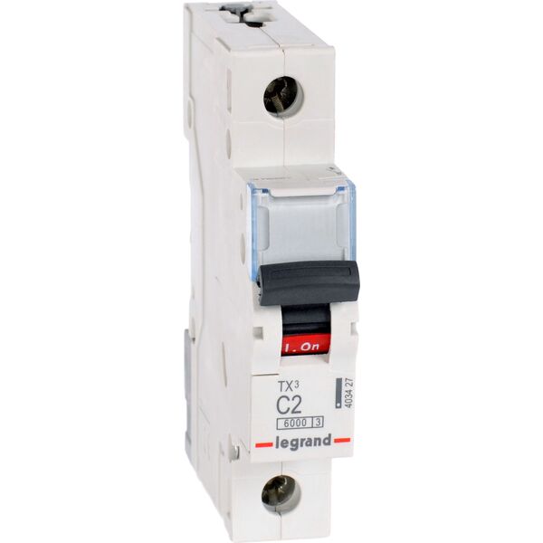Legrand Wyłącznik nadprądowy S 301 1P C 2A 6000A - 403427 3108910 3414970388070