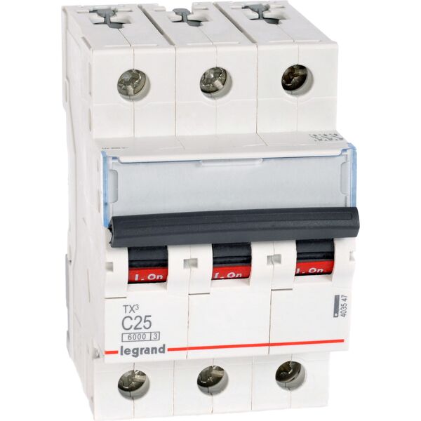 Legrand Wyłącznik nadprądowy S303 C25 TX3 25A 6kA 403547 3108939 3245066056524
