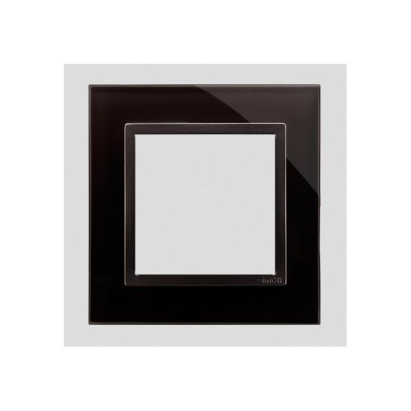 Kontakt-Simon Ramka pojedyncza Simon54 szklana zastygła lawa DRN1/73 3108076 2019762203268