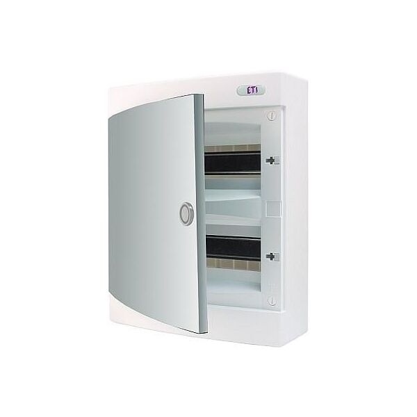 Eti-Polam Rozdzielnica natynkowa ECT2x18PO-s 2x18M IP40 drzwi białe (001101086) 3106925 3838895616993