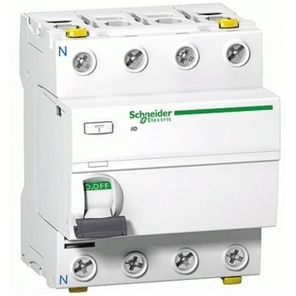 Schneider Wyłącznik różnicowoprądowy 4P 25A 0,03A typ AC iID - A9Z11425 3107193 3606480442360