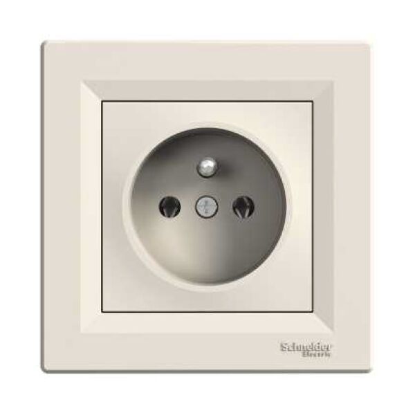 Schneider Electric Gniazdo pojedyncze z/u bez ramki kremowe - EPH2800723 3107445 3606480595790