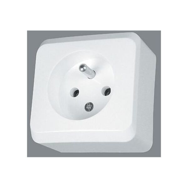 Schneider Electric Gniazdo 1-krotne z/u 16A IP20 białe GWN-130P - WDE001030 3107375 5904093552536
