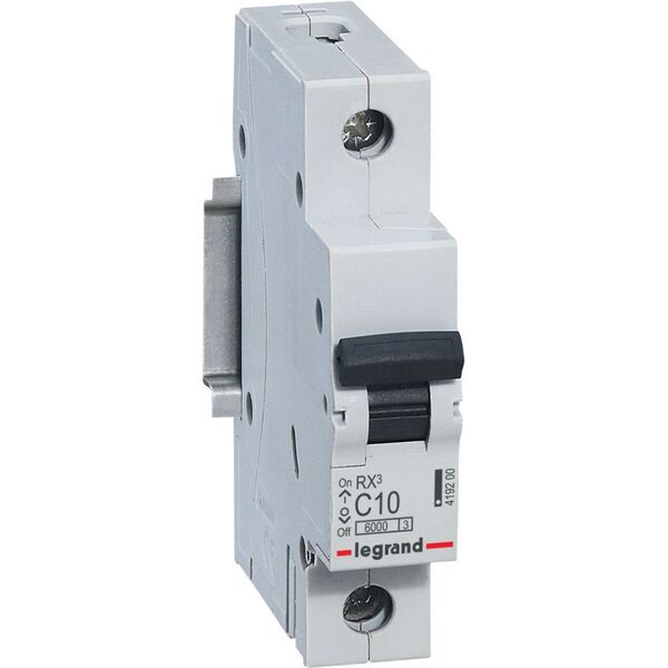 Legrand Wyłącznik nadprądowy RX3 C10A 1P - 419200 3108986 3414970367464