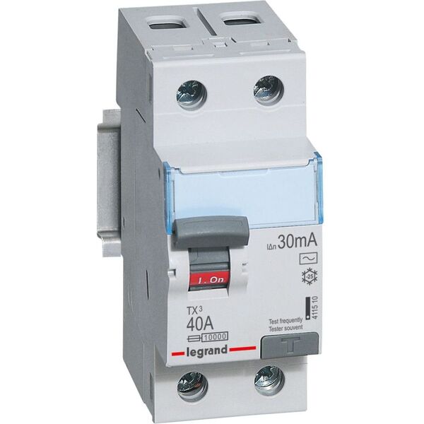 Legrand Wyłącznik różnicowoprądowy 2P 40A 0,03A typ AC P302 (411510) 3109705 3414970352422