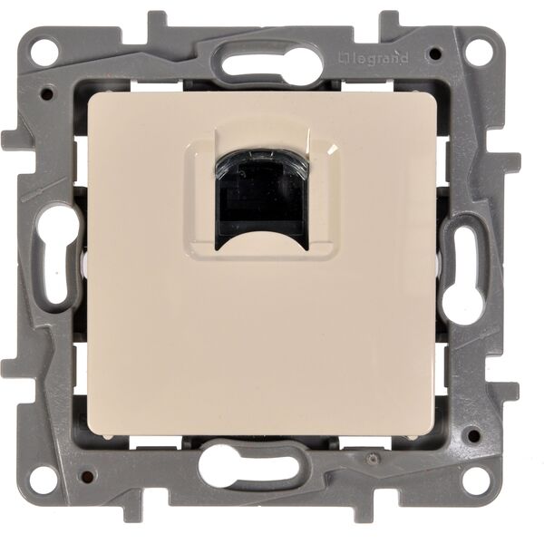 Legrand Gniazdo komputerowe pojedyncze NILOE RJ45 kat.6 UTP kremowe - 664873 3109730 2019762204258