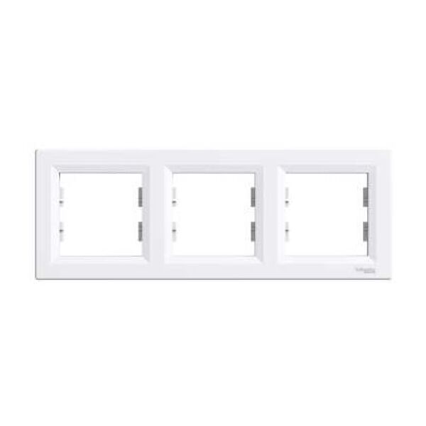 Schneider Electric Ramka potrójna Asfora pozioma biała (EPH5800321) 3109927 3606480527203