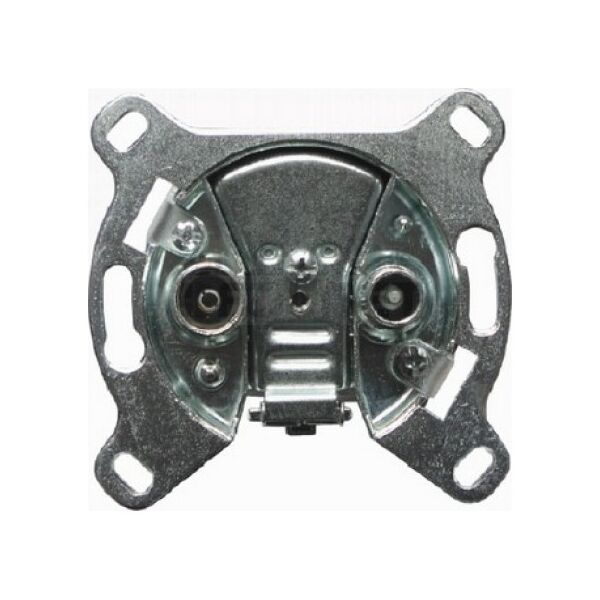Hager Gniazdo antenowe podwójne końcowe RTV mechanizm - 53455011 3110957 5907561863165