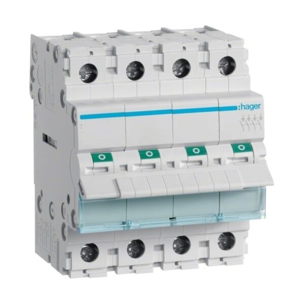 Hager Rozłącznik modułowy 100A 4P SBN490 3111203 3250615510310