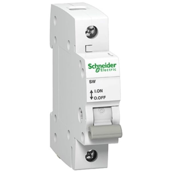 Schneider Rozłącznik modułowy 63A 1P SW-63 (A9S62163) 3111211 3606480500541