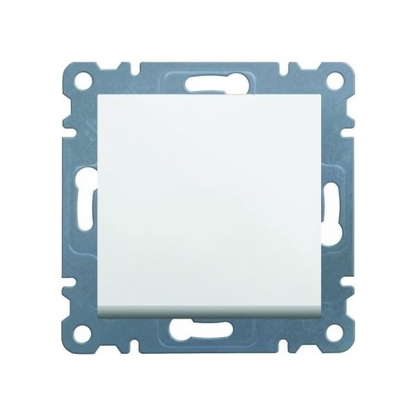 Hager Łącznik jednobiegunowy LUMINA 2 biały - WL0110 3110758 8694407000293