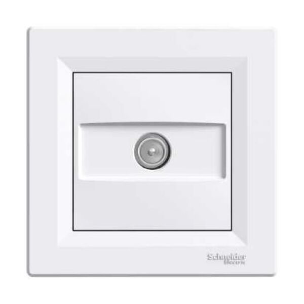 Schneider Electric Gniazdo antenowe ASFORA TV przelotowe 8dB białe - EPH3200321 3109880 3606480526343