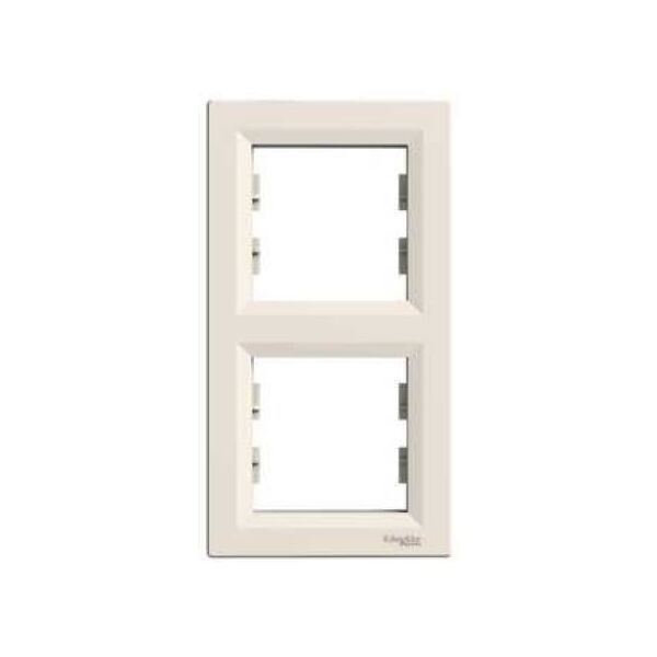 Schneider Electric Ramka podwójna Asfora kremowa EPH5810223 3109932 3606480527357